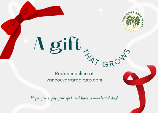 Vancouver Rare Plants Gift Card